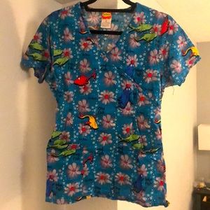 Dr. Seuss Scrub Top